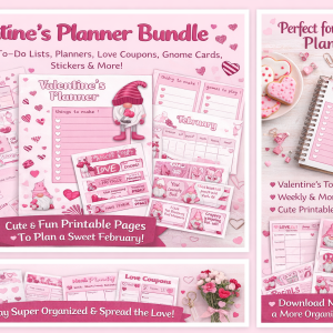 Valentine’s Planner Bundle